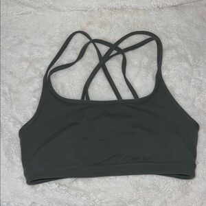 Athleta Olive Green Sports Bra Size Medium